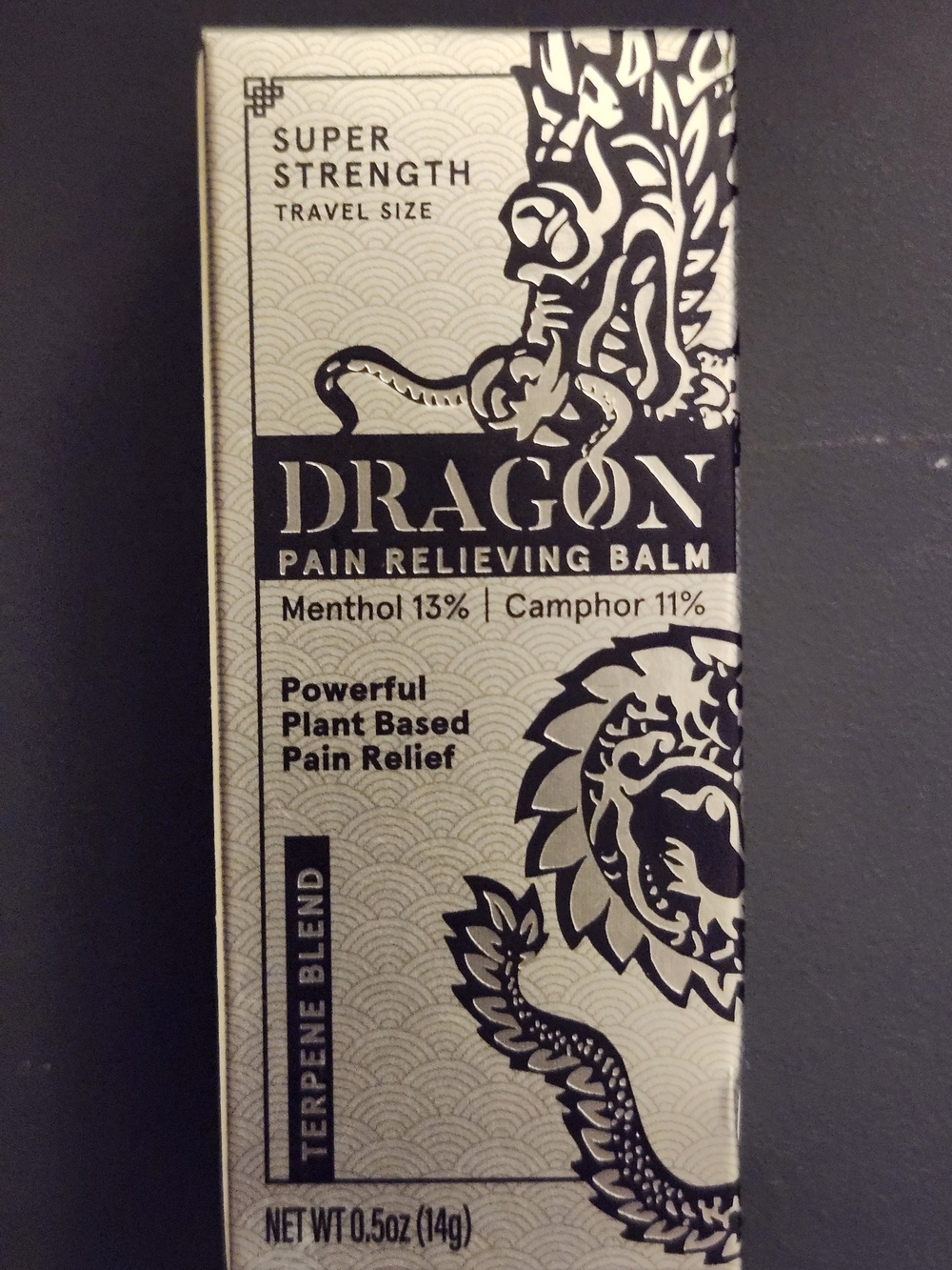 Dragon Pain Relieving Balm - Silver & Black Travel Size